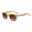 BOSQUE Sol Madera Bambus Sonnenbrille, Frontansicht, braune Gläser