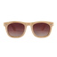 BOSQUE Sol Madera Bambus Sonnenbrille, 45-Grad Schrägansicht, braune Gläser